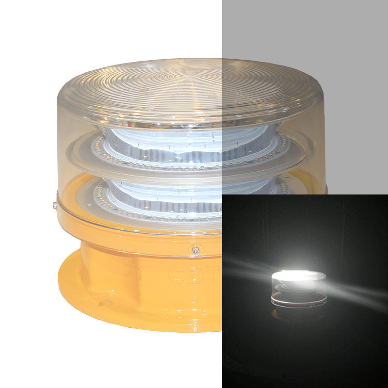 Aircraft obstacle warning light/Telecommunication obstruction light