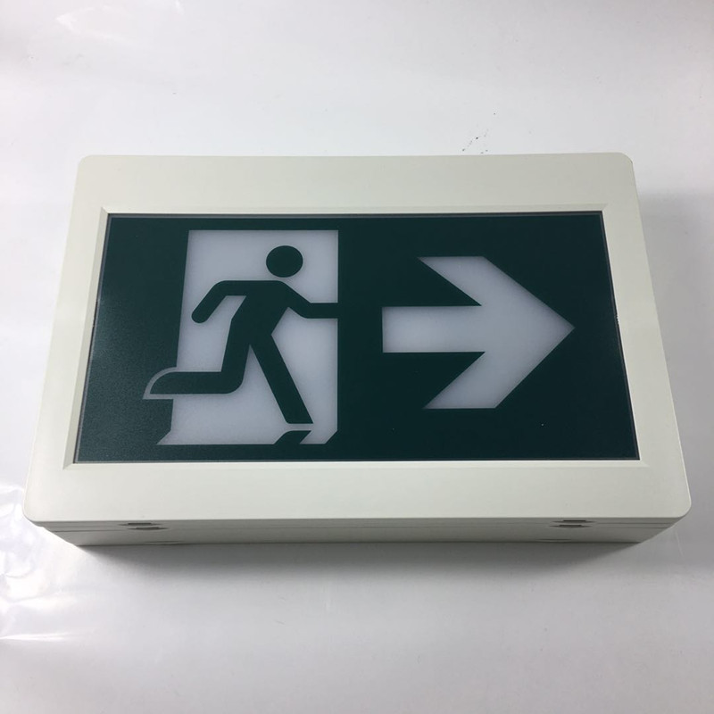 Canada standard Running man exit sign rechargeable led emergency light