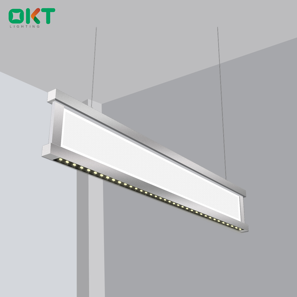 4ft 50w connectatble transparent optics 4ft office Linear light