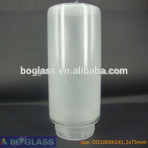 wholesale square cylindrical borosilicate glass tube for lighting