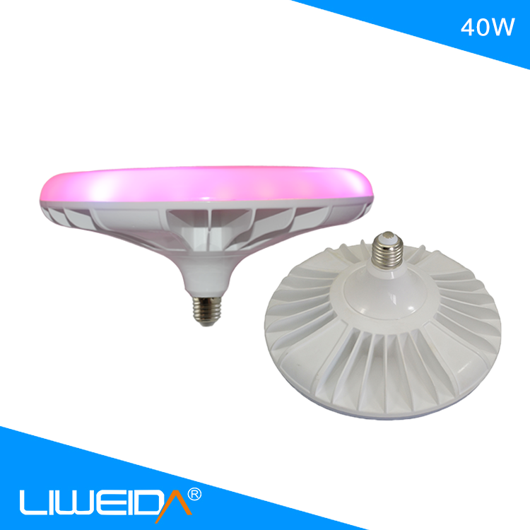 Competitive Price IP65 40W AC100-240V Hydroponics System CE SAA Approved UFO Led Grow Light For Vegetables