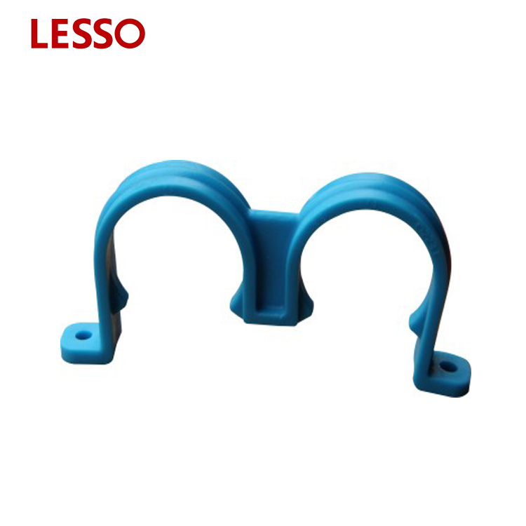 LESSO PE Pipe Fittings Pipe Clamp for small pipe clamp plastic clamps for pipes