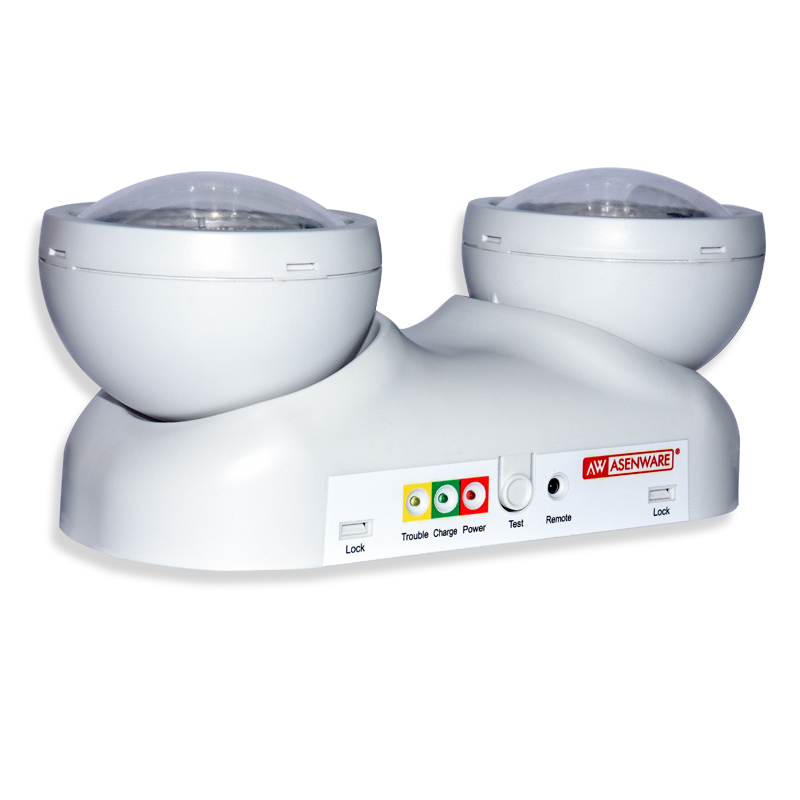 Dual Adjustable Emergency LED Light with Built-in Battery