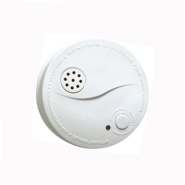 Best price portable 9V battery operated mini smoke detector fire alarm with EN14604