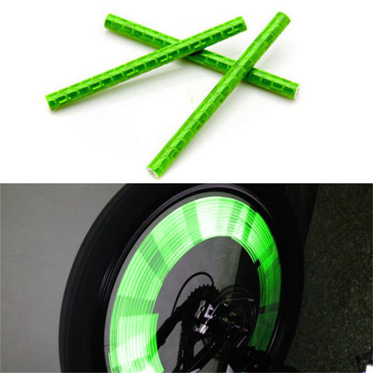 Bicycle Wheel Light Spoke Clip Tube Cycling Strip Reflective Reflector Bike Accessories Safety Warning Light