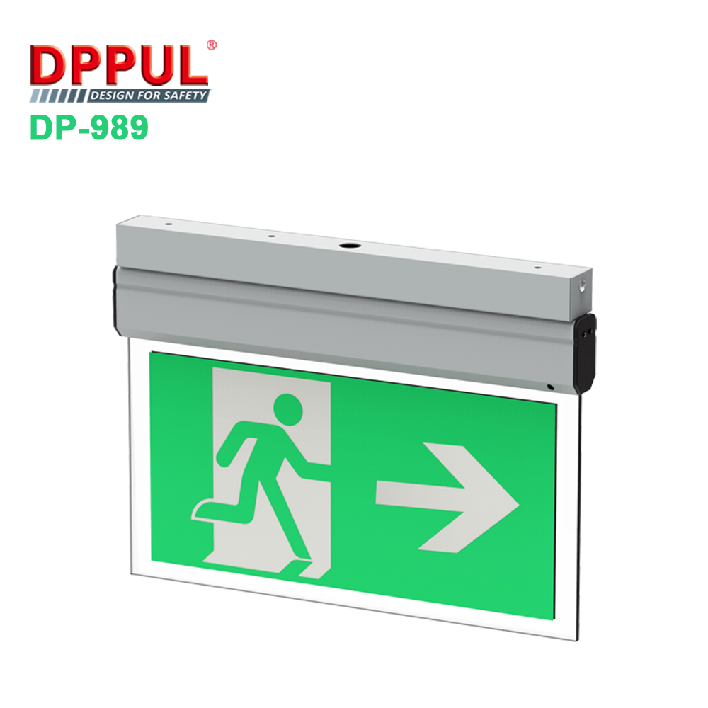 Rechargeable LED Emergency Exit Sign With Double Sides