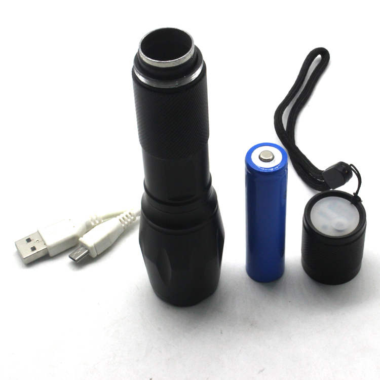 Ultrafire LED Most Powerful Police Pocket Rechargeable Self-defense Hunting Camping Flashlight 18650 Torch Light