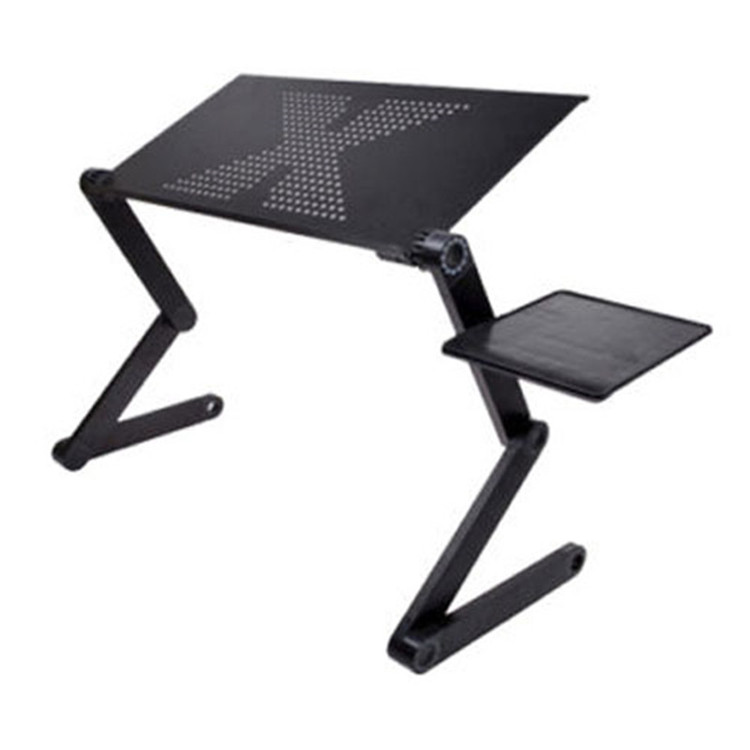 For Sofa Bed Black Portable Foldable Adjustable Folding Table For Laptop Desk Computer Mesa Para Notebook Stand Tray