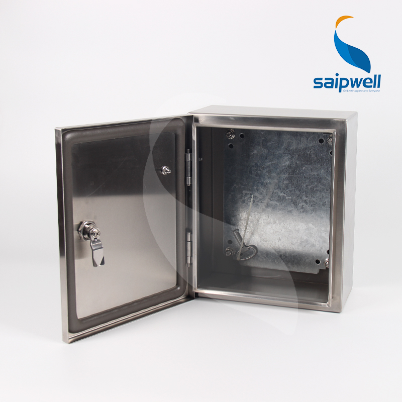 SAIPWELL Y 400*300*150mm Stainless Steel material Wall Mounted Electric Metal waterproof Box SP-B2-403015