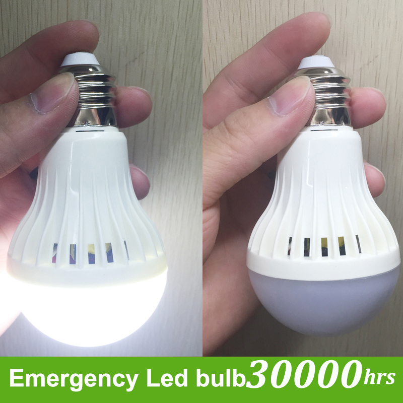 pf 0.9 7W high quality smart rechargeable led emergency bulb