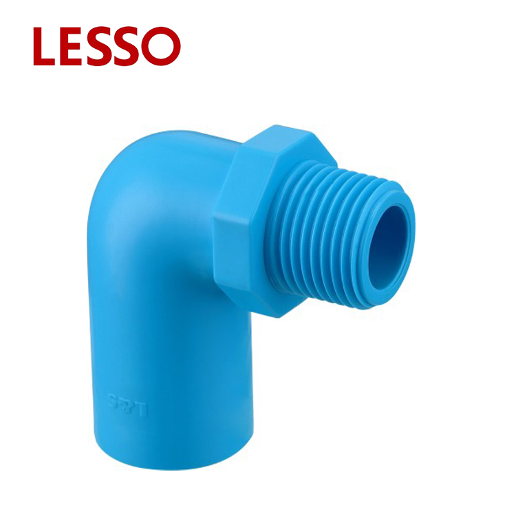 LESSO Thai standard UPVC pipe fittings faucet 90 degree PVC elbow