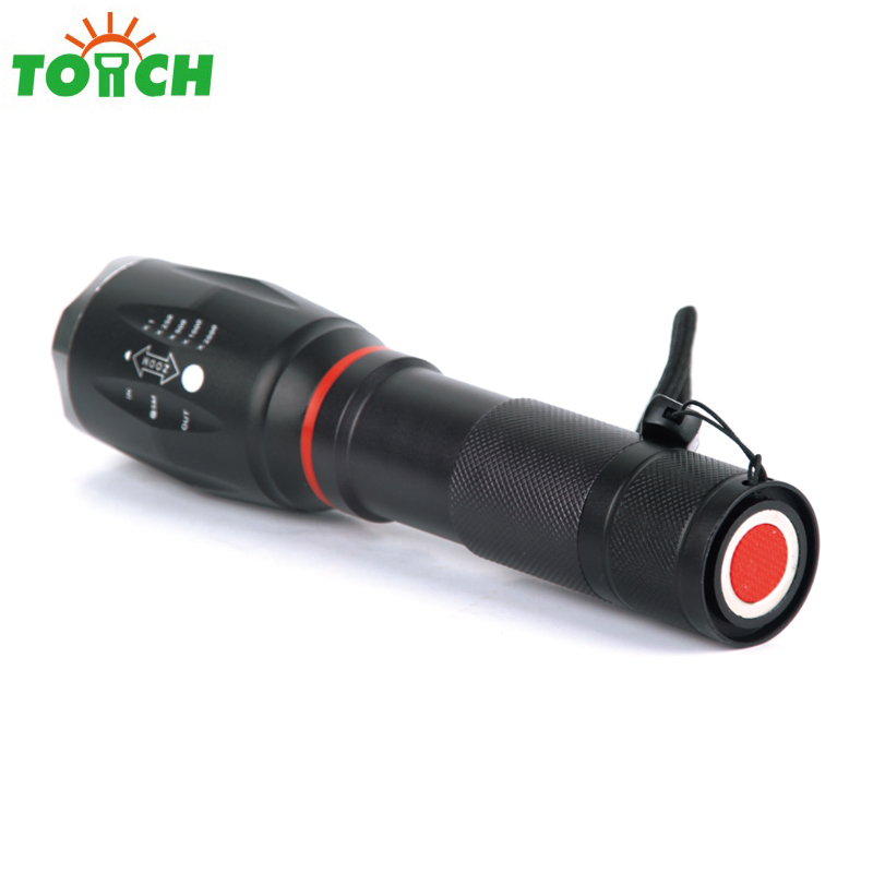 Taobao bright led lighting high quality Aluminum Rechargeable 2000 lumens zoomable strobe China supplier flashlight