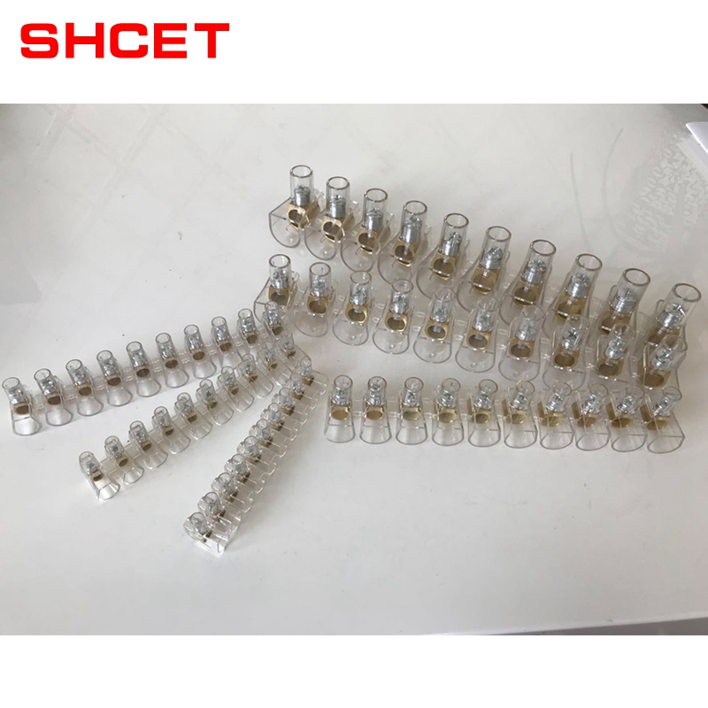 China Supplier High Temperature Ceramic Screwless Connecting Terminal Block