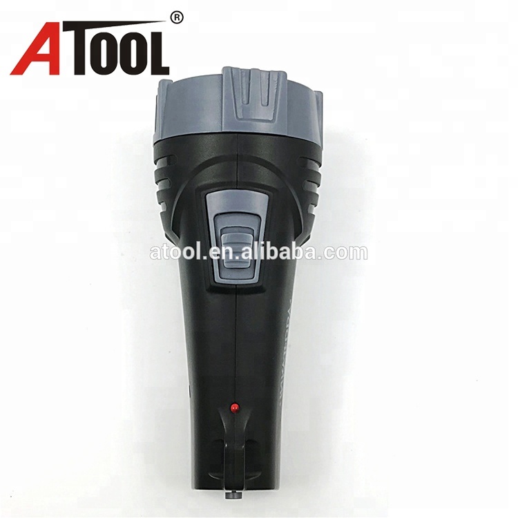 ATOOL 7led/1w hand type portable rechargeable led torch flashlight