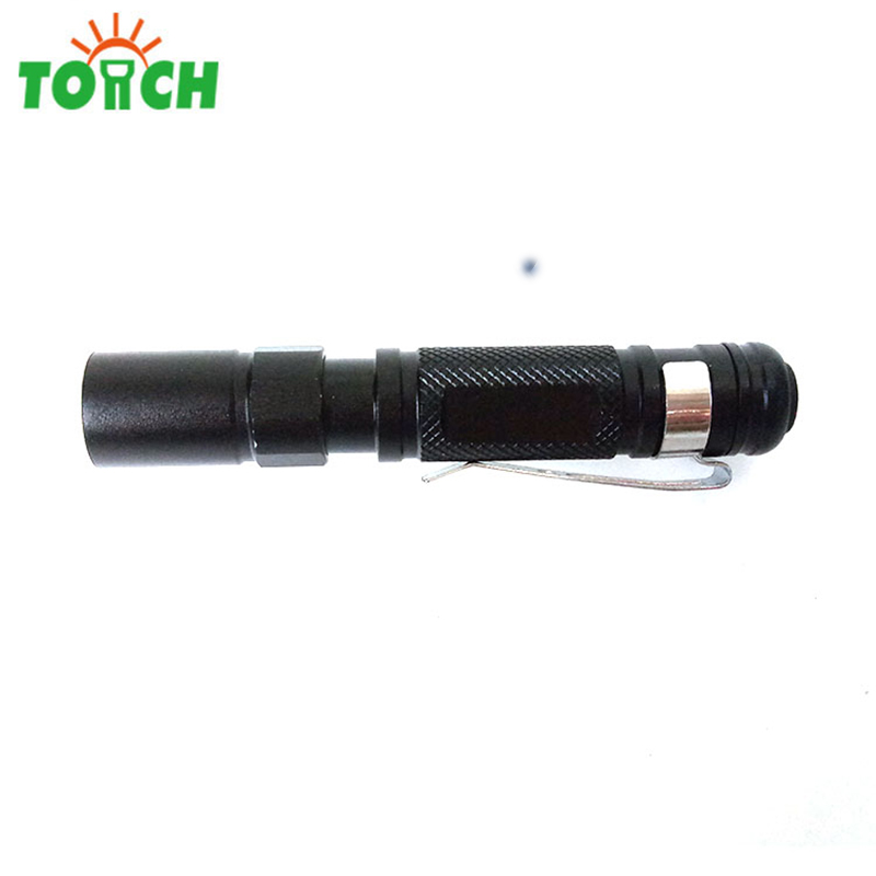 Hot Sale Mini Metal Zoomable Pen light for Medical & Promotion Gift with Clip