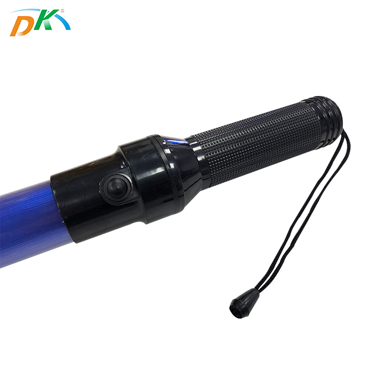 DK LED Battery Powered Plastic LED warning strobe police hand baton lights with magnet