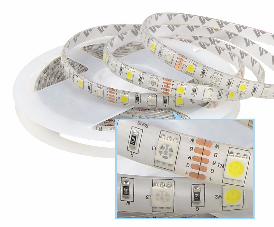 led strip light 50m/Roll 60led/Meter copper strip 5050 dmx controlled rope light 220v led rgbw