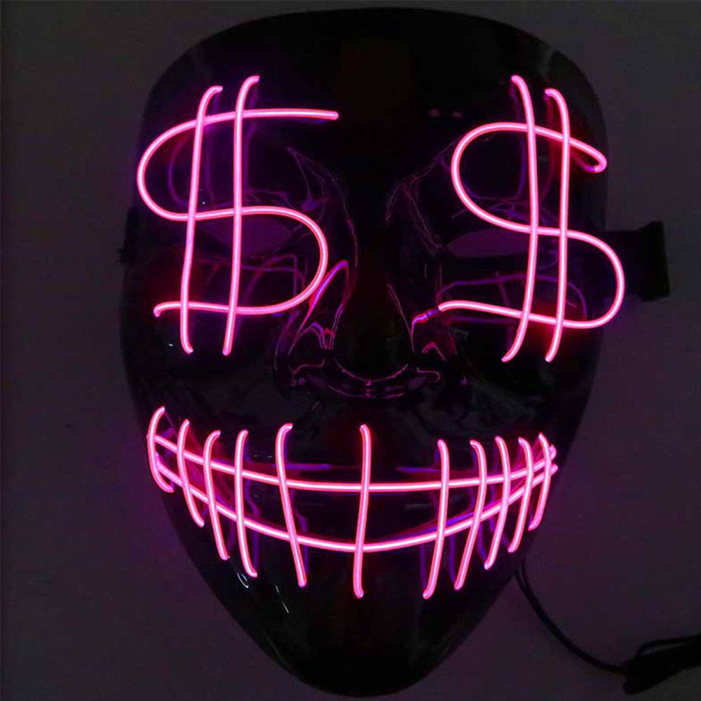 Diy neon sign christmas bar customised shape halloween sign led neon halloween mask