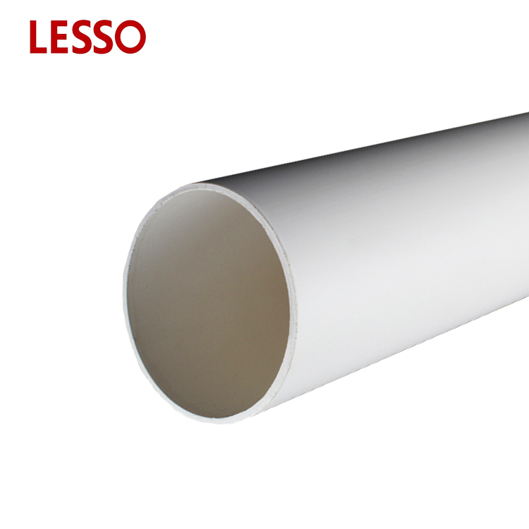 LESSO BS Standard Hot sell non-toxic 50 years service life pvc pipe for water supply pvc collapsible plastic pipe