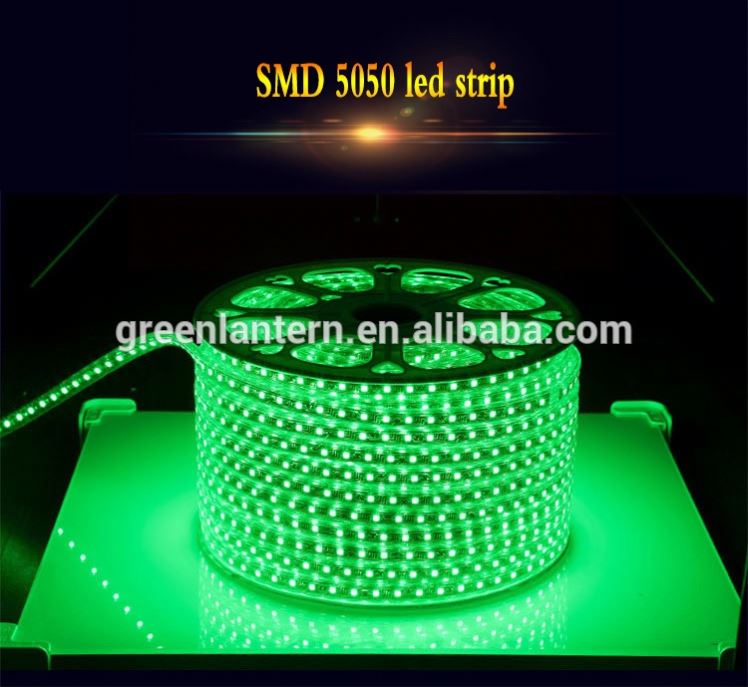 Warm white 220V high voltage 5050 flexible led strip