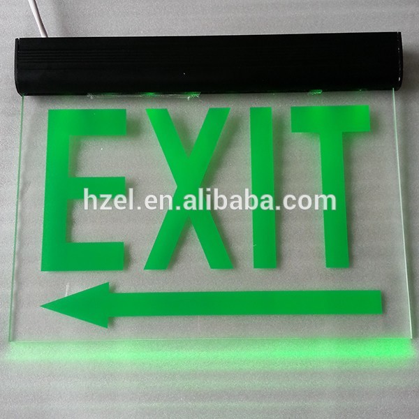 Electric Exit Sign CE SAA ROHS Economy Exit Sign 3 Hours Emergency Exit Lighting