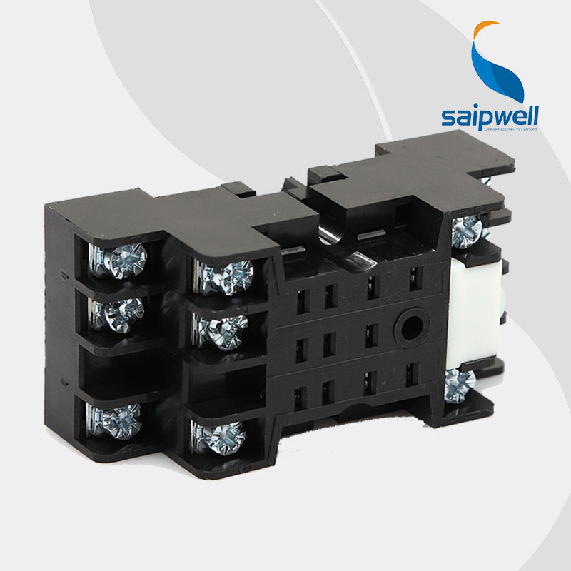 SAIP/SAIPWELL New Product Auto Connector Mold Maker Din Rail Relay Socket PCB Relay
