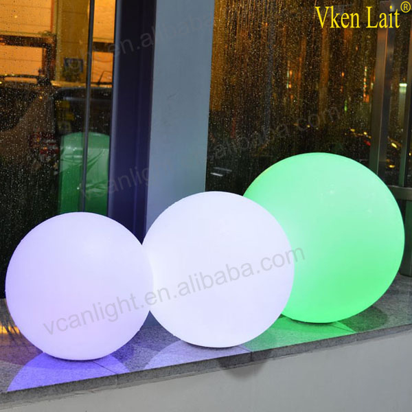 Diameter 30cm red blue white 16colours change waterproof ip68 Big LED ball for pool VC-B300