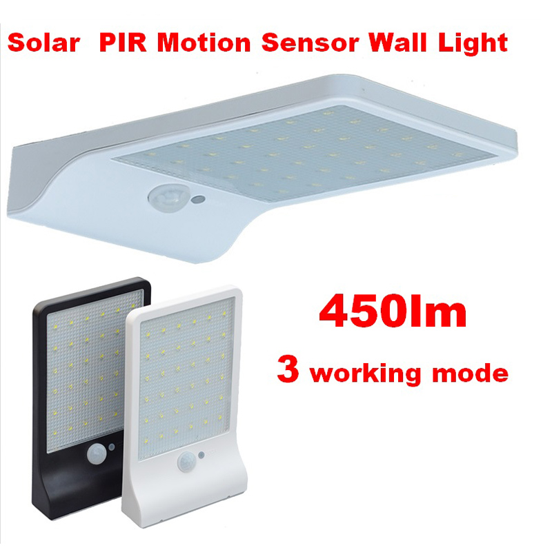 factory price 36 LED Solar Power Street PIR Motion Sensor Garden Security Outdoor Street Waterproof Wall Lights