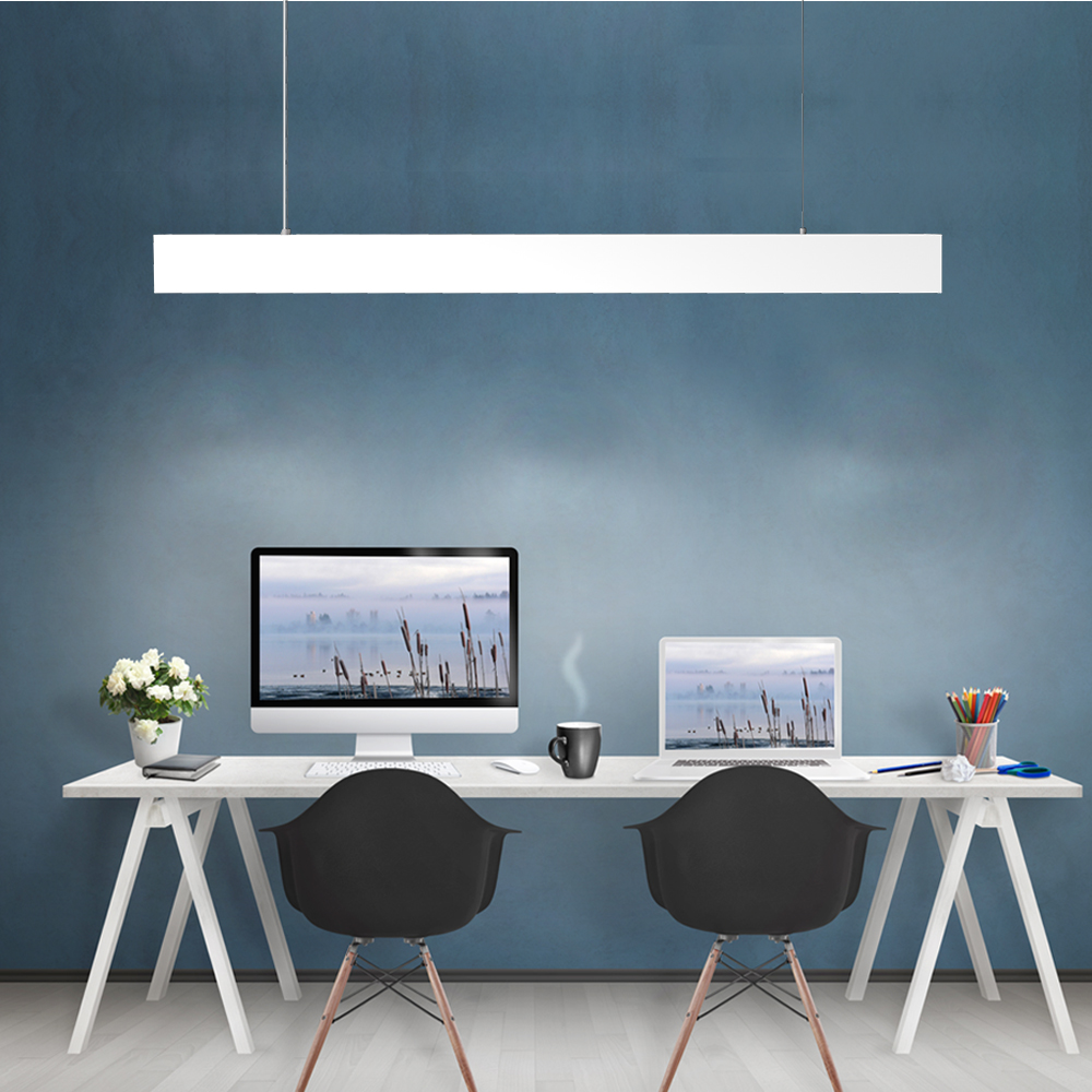 hanging chandelier linear luminaire moderne