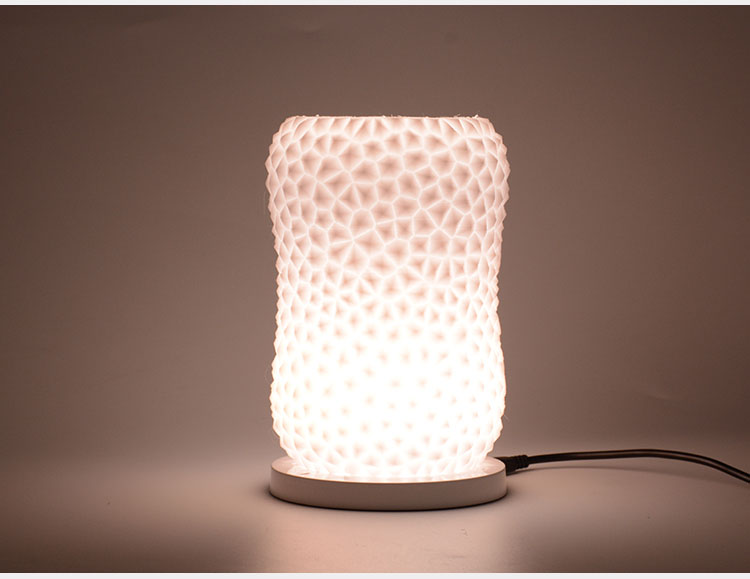 10w USB rechargeable high quality ABS plastic indoor daylight white led 3D print night light