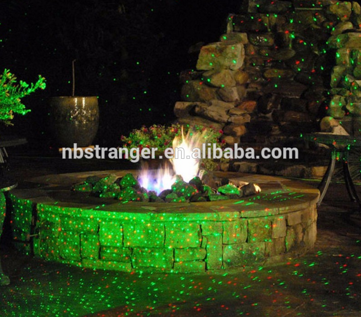 New arrival R&G Outdoor Holiday Waterproof Laser Lighting projector Show Landscape Light party Tree G