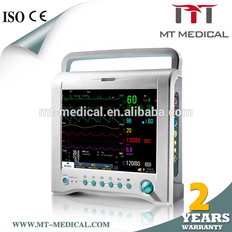 hospital equipment multi parameter patient monitor for ICU room