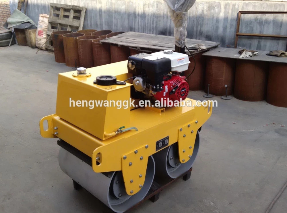 Professional manufacturer double drum ride-on road roller/ Walk Behind  Hydraulic Vibratory Mini Road Roller