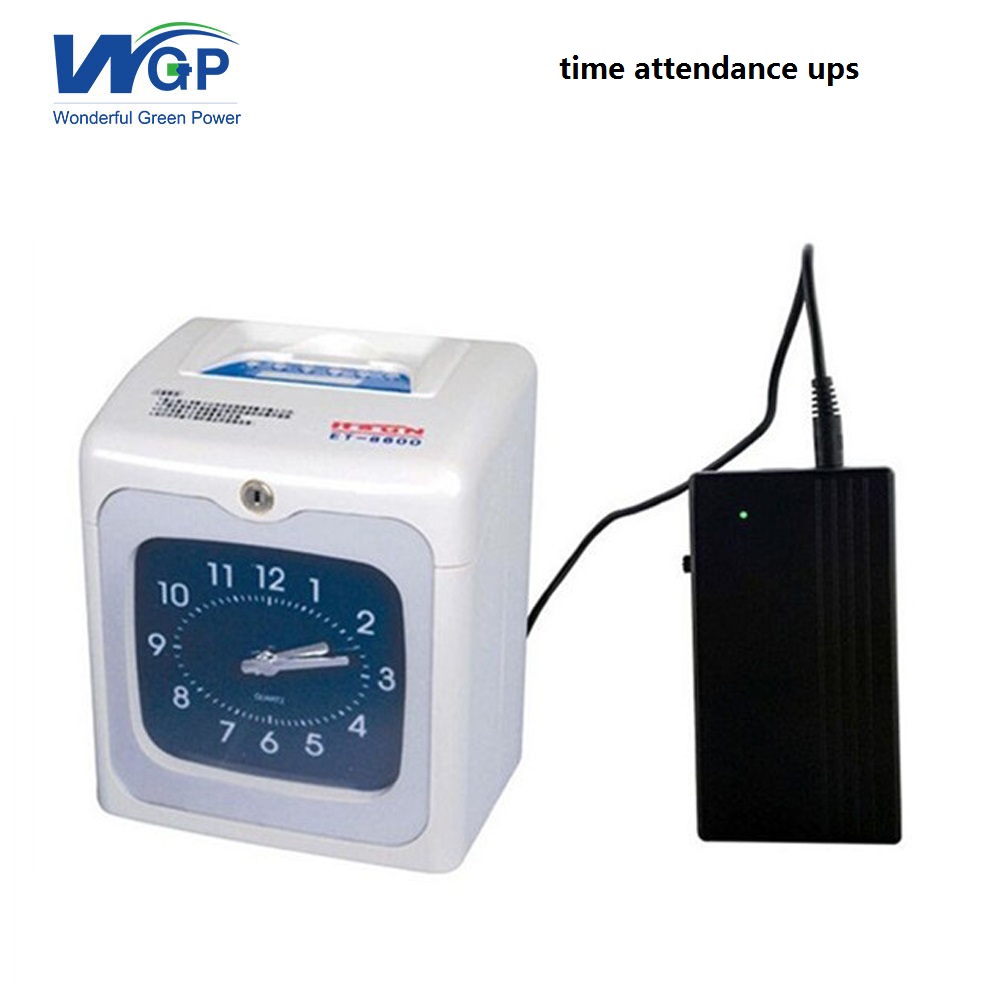 Time attendance ups dc uninterruptible power supply 12V mini ups for fingerprint device