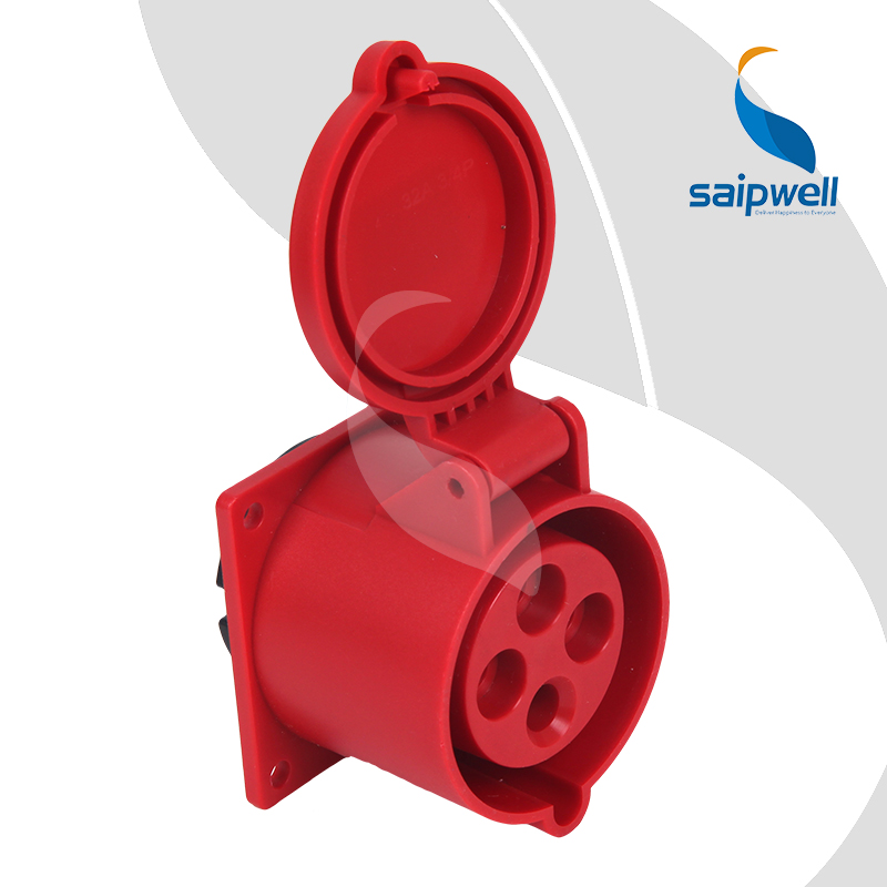 Saipwell / Saip plug and socket 16Amp cable protected industrial connector male and female plug and socket