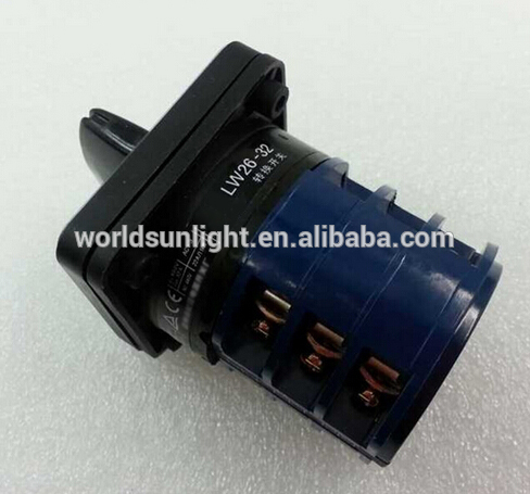 RoHS approved LW26-32 IP65 1,2,3,4,5,6,7,8,9,10 position 32 amp cam switch