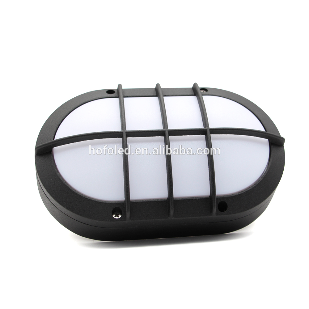 IP65 grill oval High Lumen 10W LED bulkhead light