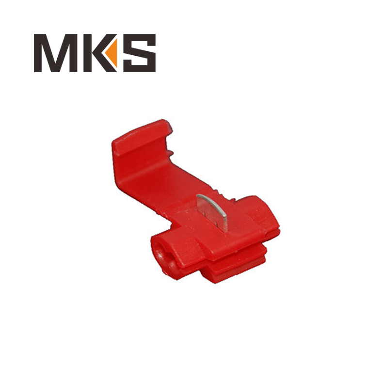 red 22-18awg t-tap quick splice wire connectors electrical crimp terminal set quick splice connector