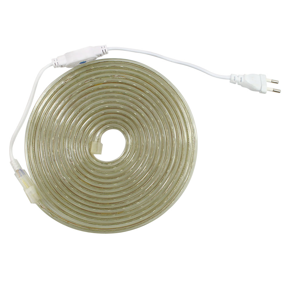 flexible 60leds/m Waterproof Super bright 3528 AC 220V RGB led strip