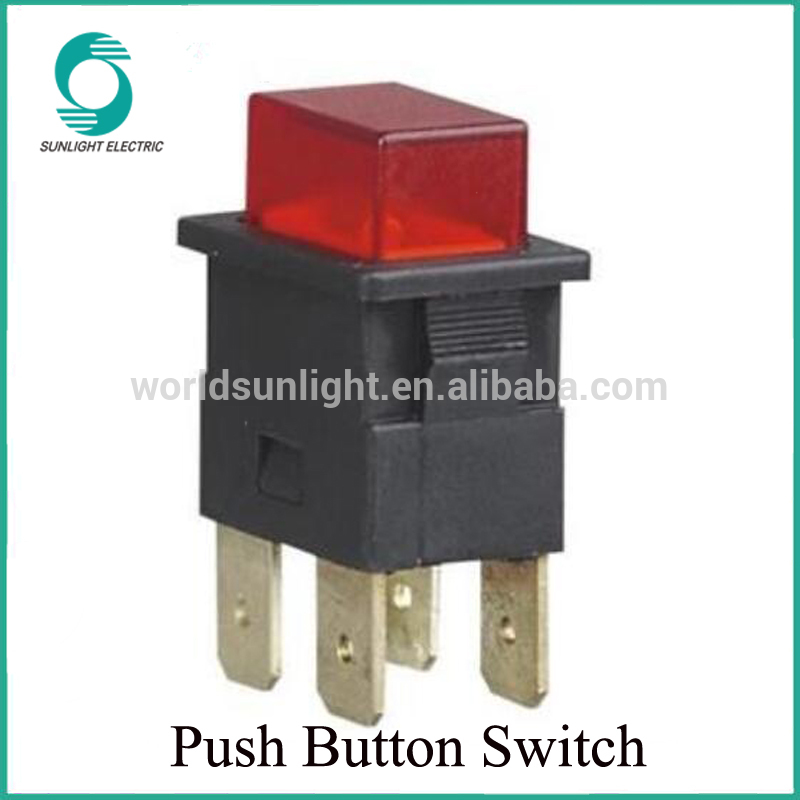 PBS-88 RK1-11D Diameter 33mm 2 terminals black electric push button switch