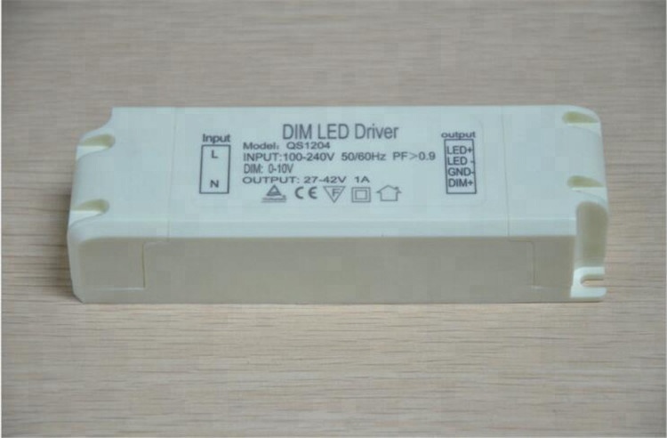 30-40W LED Drive Power Supply 0-10V Dimming External Driver