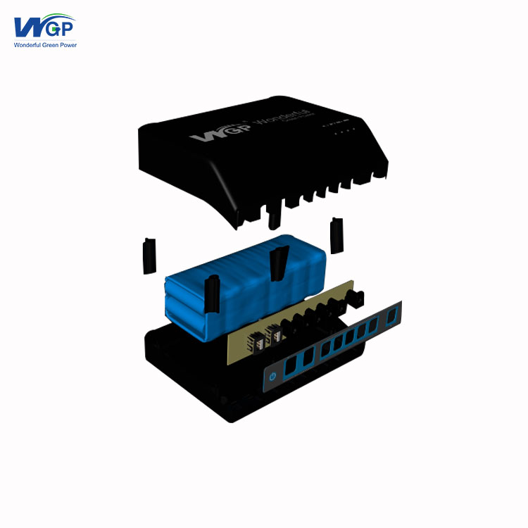 high capacity 12v 2a output power bank for emergency use