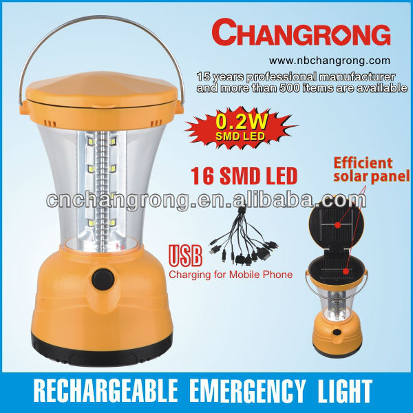 rechargeable garden solar camping lantern