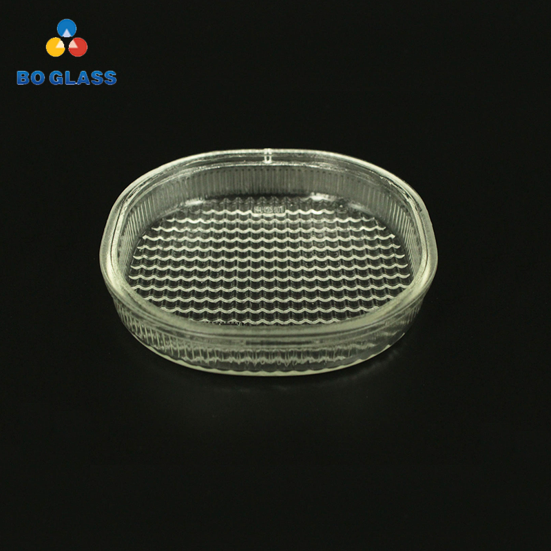 Top quality Pressed Toughened Glass Car Headlight Lamp Lens Cover