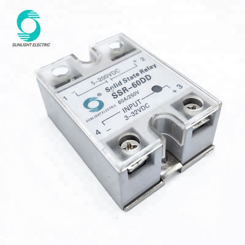 ZG3NC-560B SSR-60DD 60A input 3-32VDC output 5-60VDC dc-dc ssr solid state relay