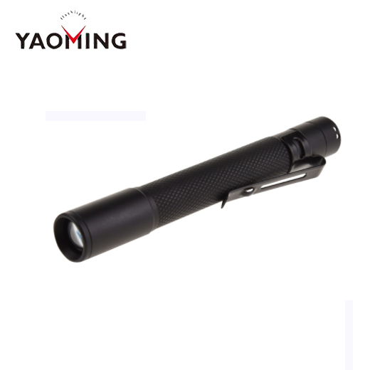 High Bright Led Pen Light 3w XML--XPE Pen Zoomable Flashlight With Clip