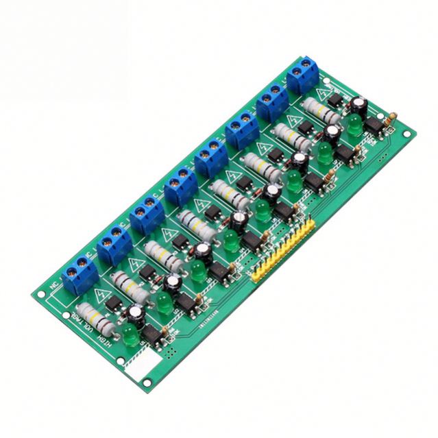 AC 220V MCU TTL Level 8 Channel Optocoupler Isolation Testing Board Isolated Detection Tester Module PLC Processor