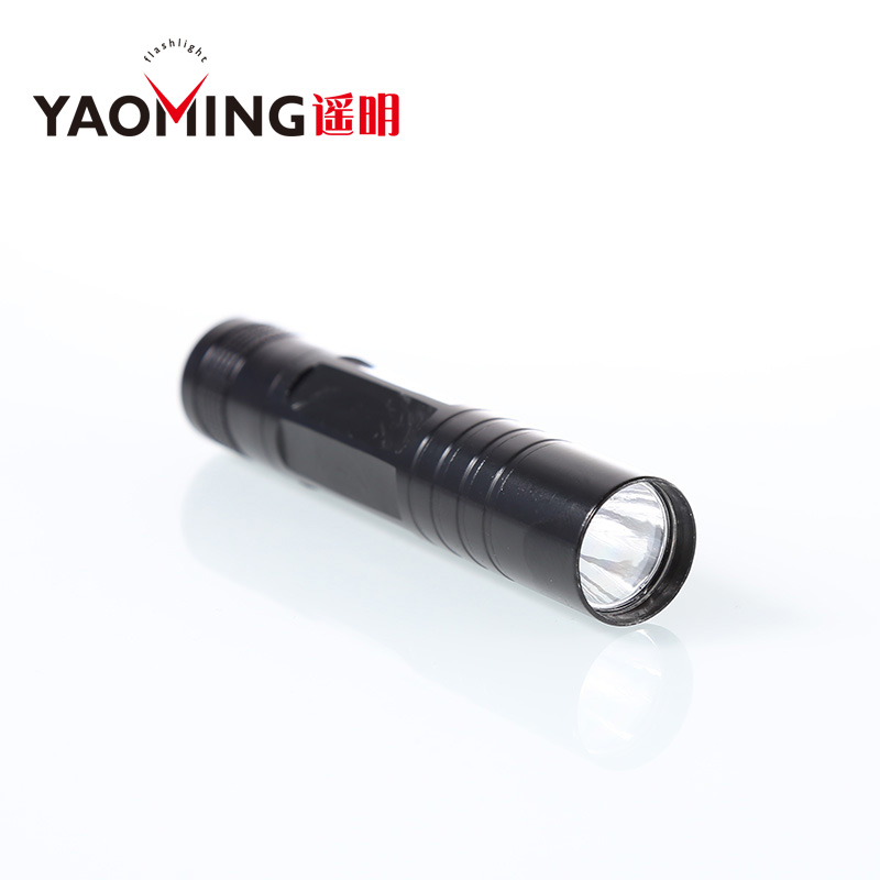 1*AA LED Emergency Pussy Pocket Portable Aluminum Mini Flashlight Wind Up Torch Light Police