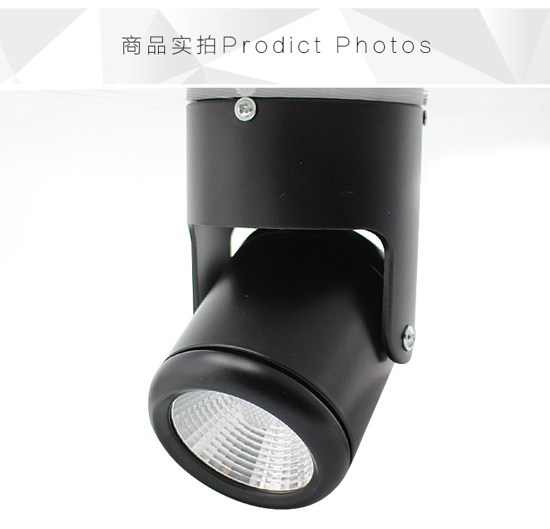 Aluminum Recessed Adjustable 10Watts COB LED Ceiling Downlight