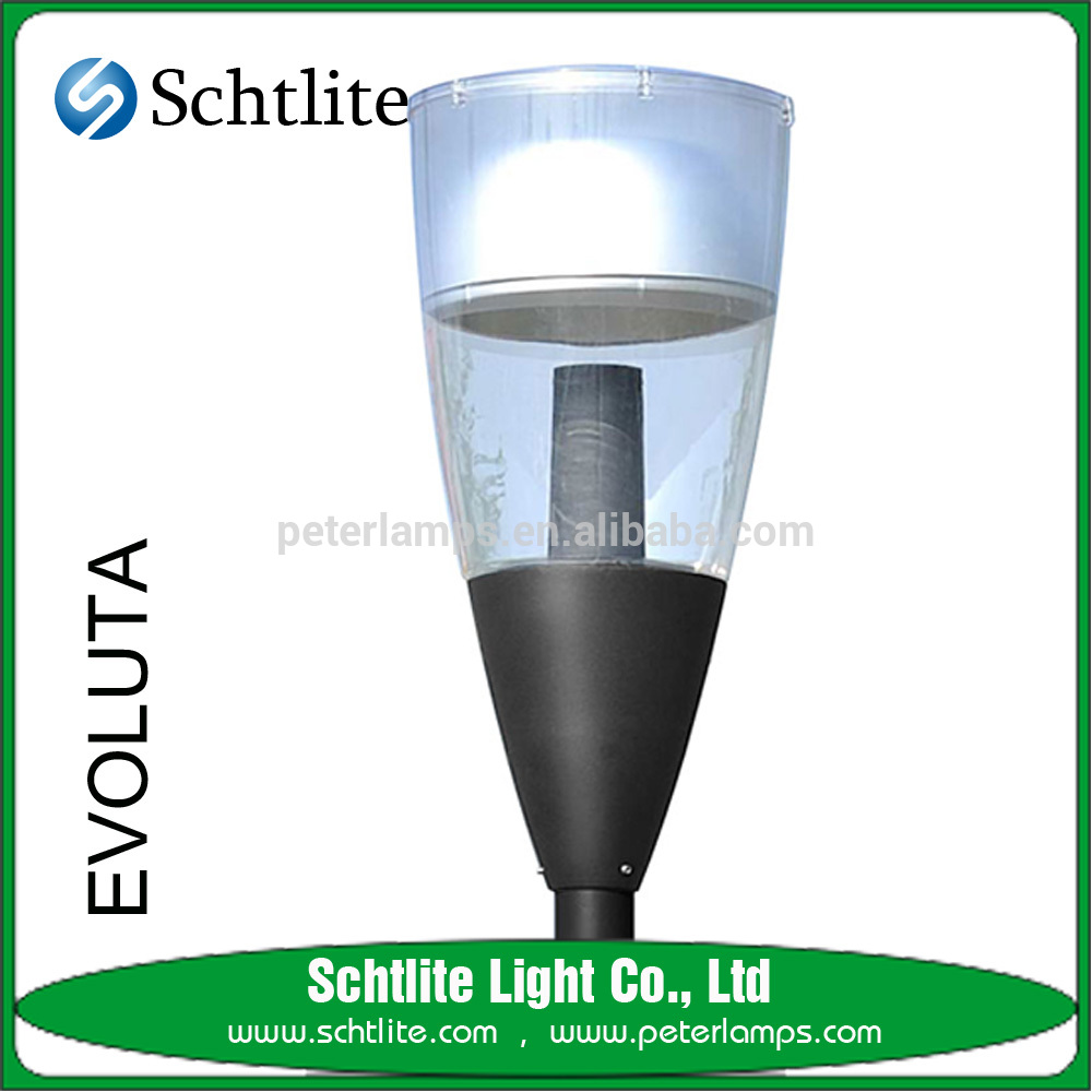 EVOLUTA Top Selling Ningbo OEM Aluminum PC Wholesale IP65 Outdoor Street Garden Pole Light